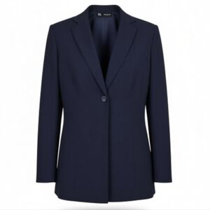 Collections for Le Suit Blazer Size 10 Black 1 Button Longer Length Lined Women